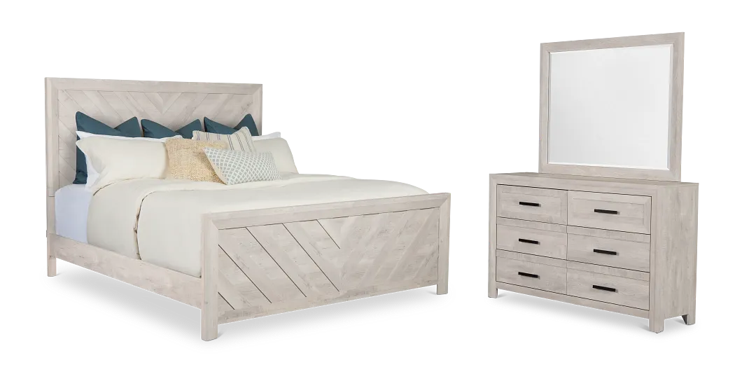 Delray White Bedroom